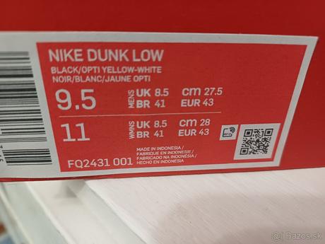 Nike dunk low, nike,43