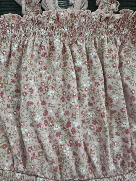 Letný overal s riasenými ramienkami, lindex,98