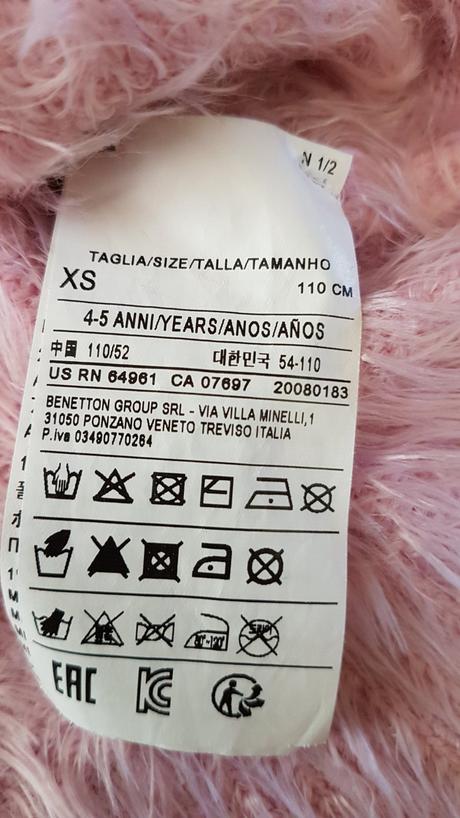 Pulovrík panda -  benetton, benetton,110