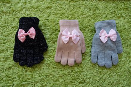 Rukavičky trblietavé 16 cm, 134