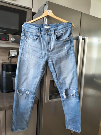 Zara woman svetlo modré džínsy m, zara,m