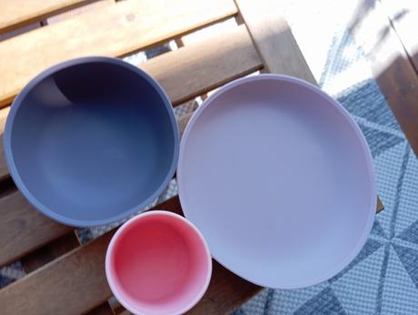 Jedálenský set, silikónový, 