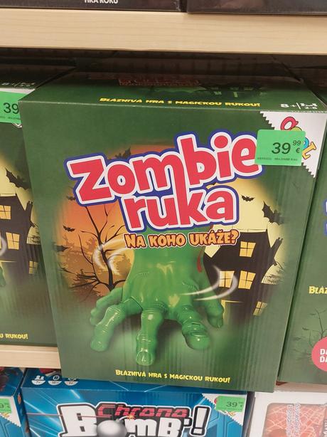 Hra zombie ruka,