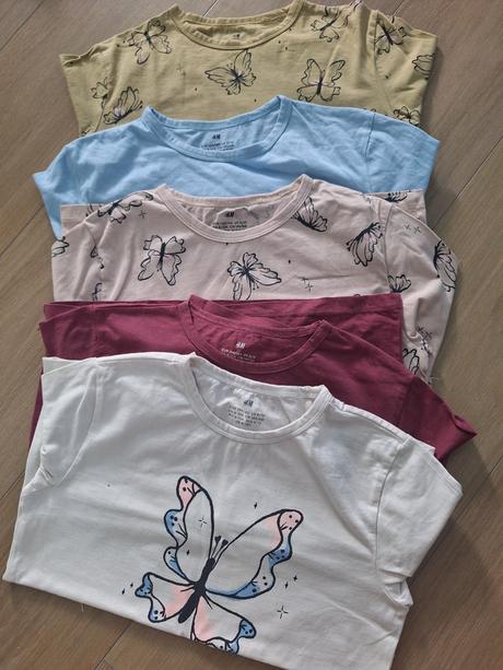 Tričko s dlhým rukávom, h&m,134