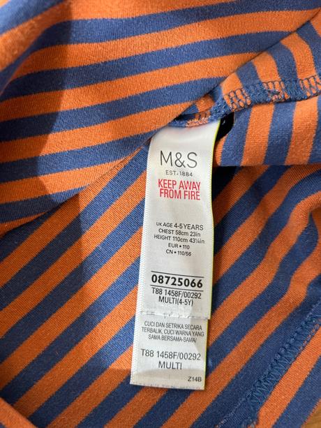 Chlapčenské oblecenie, 104–116