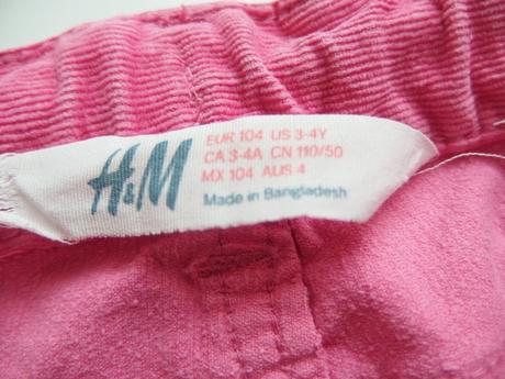 Nohavice, h&m,104
