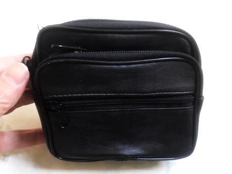 Kožená taštička na opasok, 