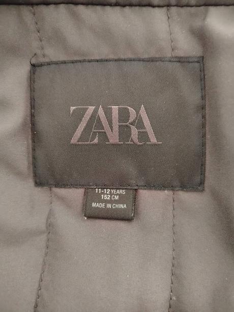 Štýlový chlapčenský kabát s kapucňou zara, zara,152