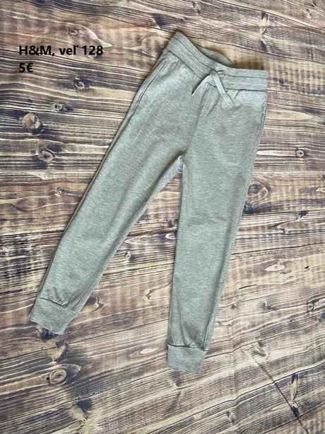 Tepláky h&m, veľ 128, h&m,128