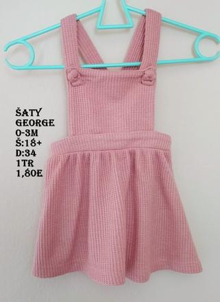 Šaty na traky, george,62