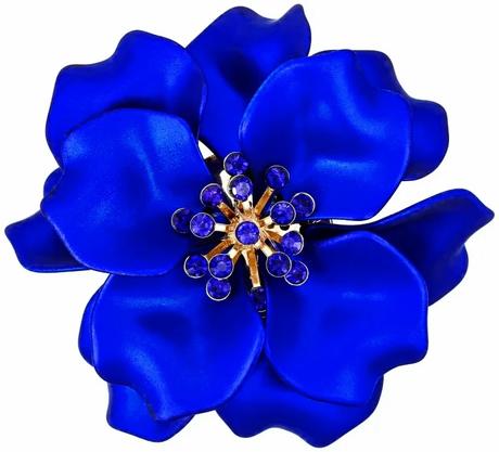 Bijou brigitte - brošňa s modrým okvetím, bijou brigitte