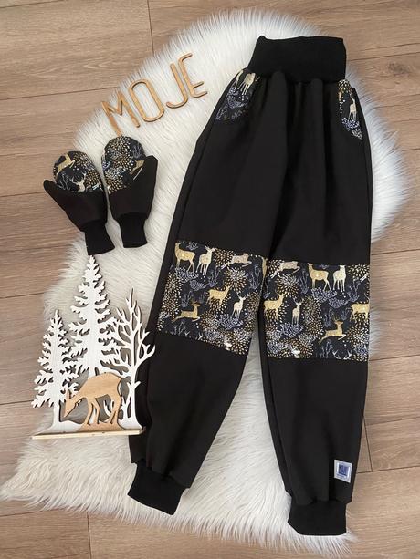 Softshellove nohavice, 92 - 128