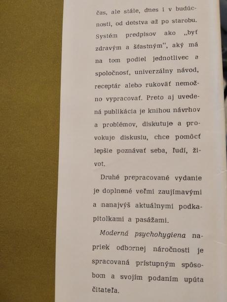 Moderná psychohygiena, 