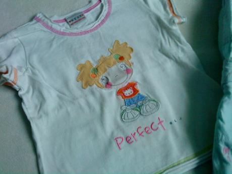 Tričko a nohavice s dievčatkom, 92
