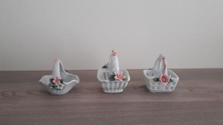 Porcelánové košíky,