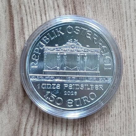 1 oz ag 999/1000 strieborná minca 1,50 euro 2026,