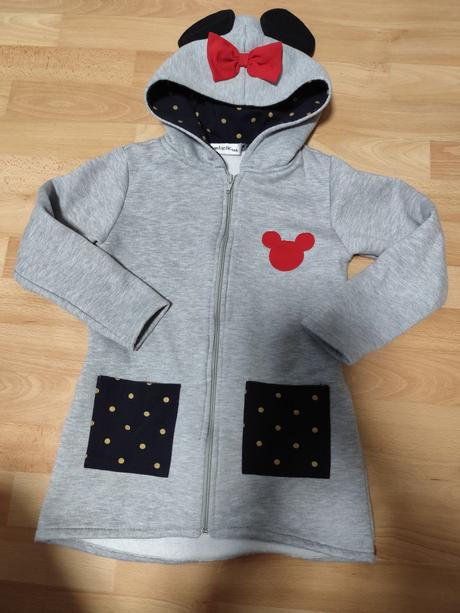 Veľ.128/134 jesenný kabátik minnie, 128