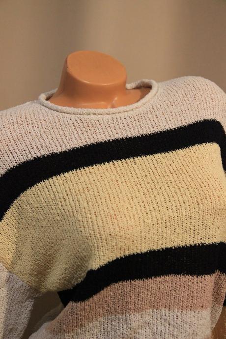 Crop pletený sveter, h&m, s