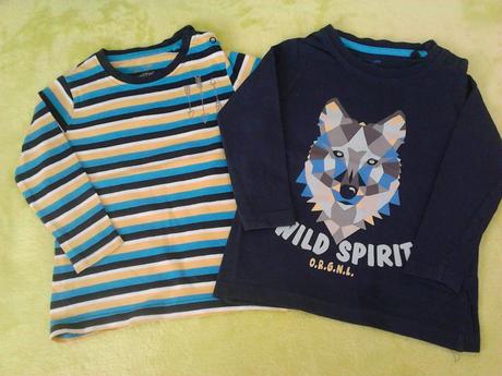 Tričká zn.lupilu veľ .86-92 cena za 2ks, lupilu,86