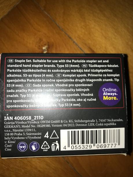 Spinky do zošívačky, 