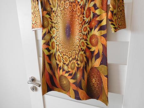 Slnečnicový kvet šaty l, l