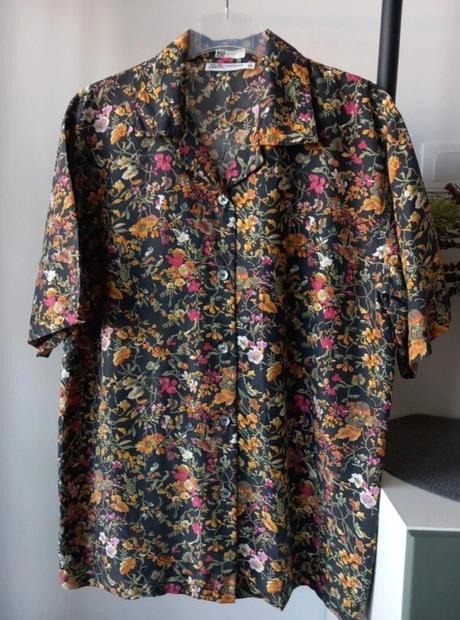 Hodvábna kvetinová košeľa m/l, m