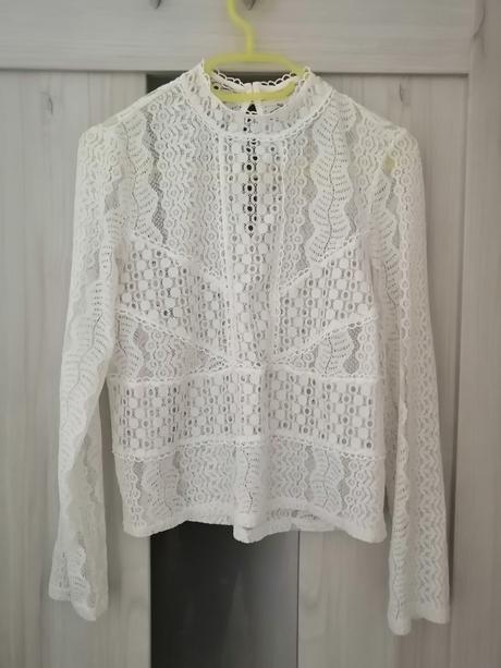 Čipkovaná blúzka h&m, veľ. s/m, h&m,s