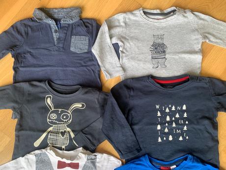 Tričká dlhy rukáv 86/92, 86–98