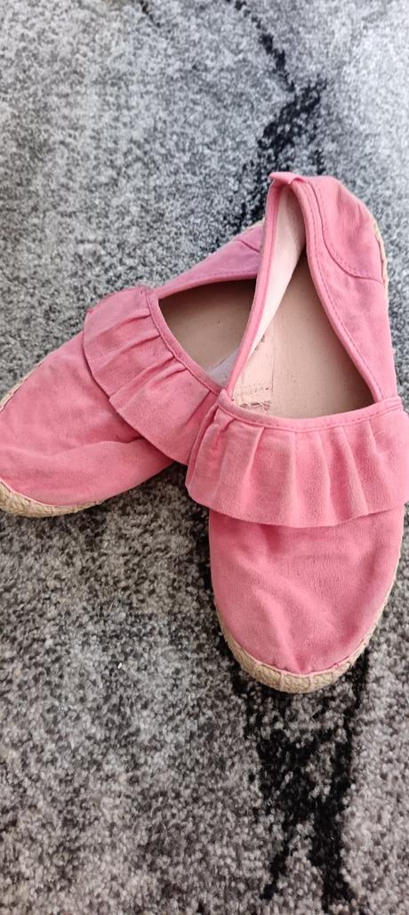 Ružové espadrílky, h&m,38