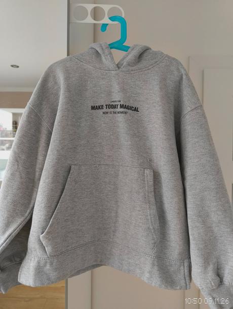Oversize mikina s kapucňou - zara, veľ. 164, zara,164