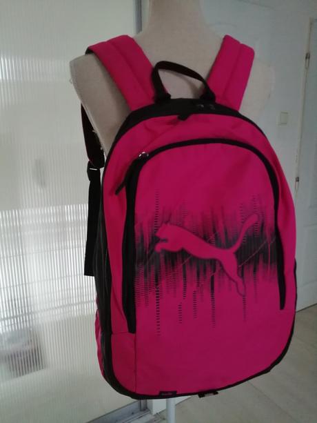 Batoh znackovy puma čierno ruzovy, puma