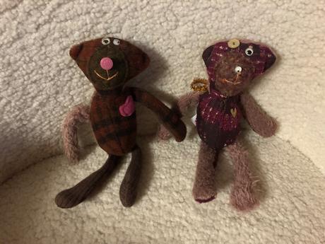 Macko 2x dekoracia-brož, 