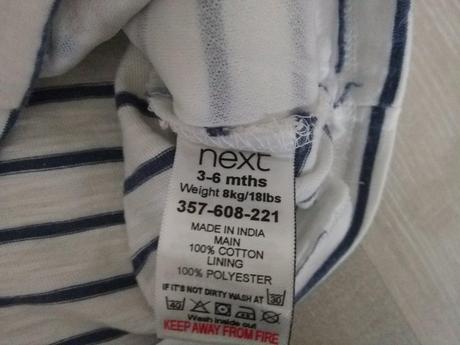 Tricko s postavickami, next,62