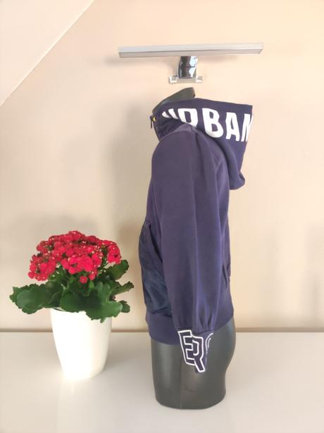 Srbd modrá mikina s kapucňou 104, 104