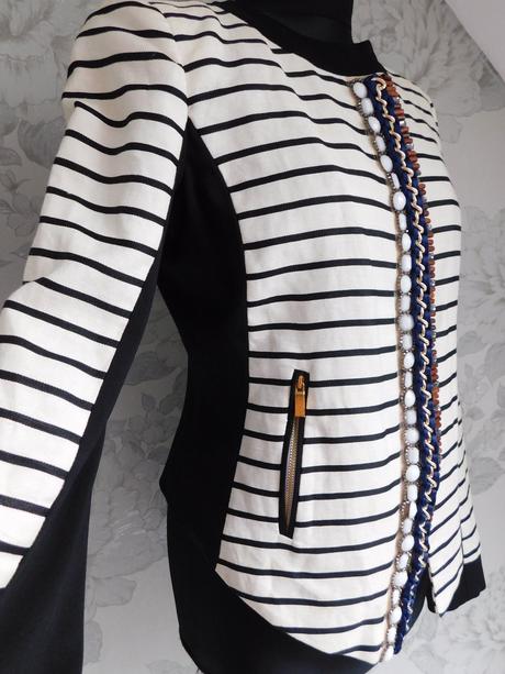 Luxusny lanovy blejzer, pinko,38