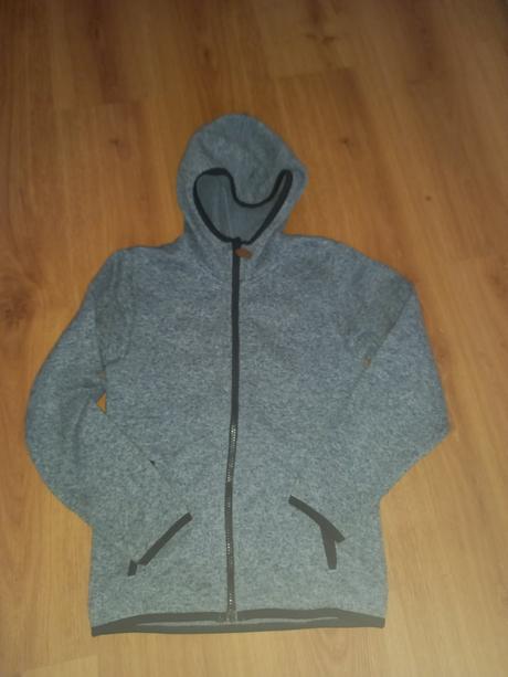 Pletená flisova bunda 134/140, h&m,134