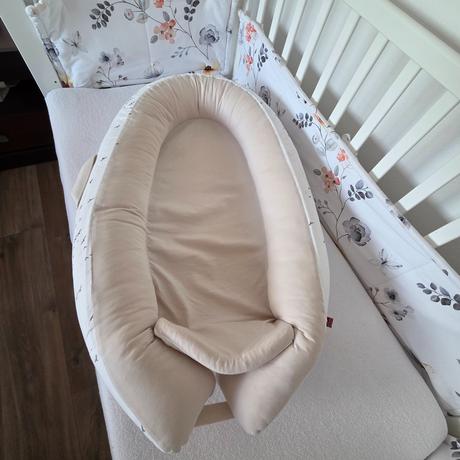 Hniezdo pre bábätko voksi baby nest premium white, šírka (cm): 55,dĺžka (cm): 90