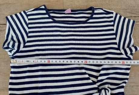 Pásikavé šaty s uzlíkom, dopodopo,128