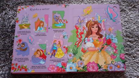 Knižka princezné- puzzle, 