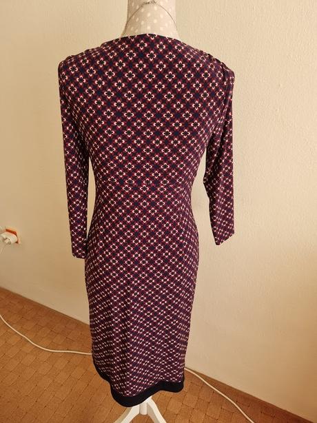Bordovo-modré šaty ralph lauren veľ. s, ralph lauren,s