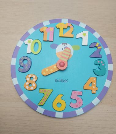 Drevené hodiny- vkladačka boikido, 