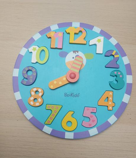 Drevené hodiny- vkladačka boikido, 