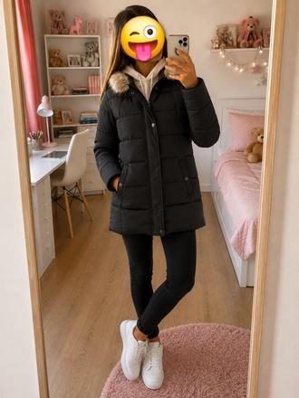 Zimná bunda extra teplá, primark,152