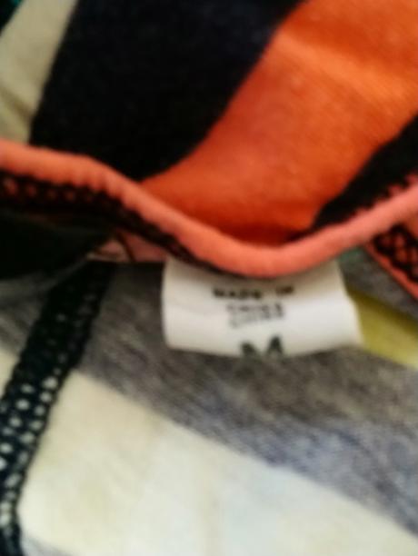 Dámsky farebne pásikavý top, bog, m