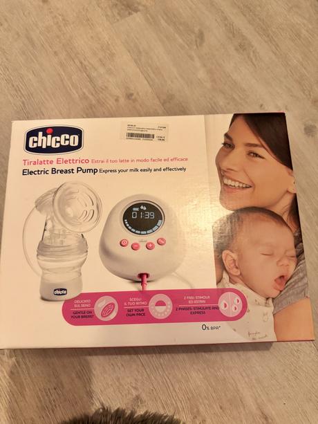 Chicco odsávačka materského mlieka elektrická sing,