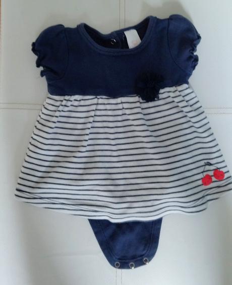Šaty/body, baby club,62