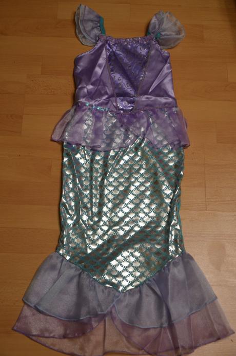 Kostým šaty malá morská panna víla ariel + doplnky, 