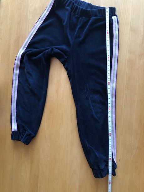 Velurove teplaky, lindex,122