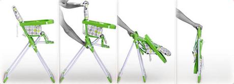 Jedálenská stolička caretero practico+deka babybow, caretero