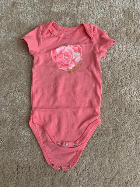 Detské body s krátkym rukávom juicy couture 4ks, juicy couture,74